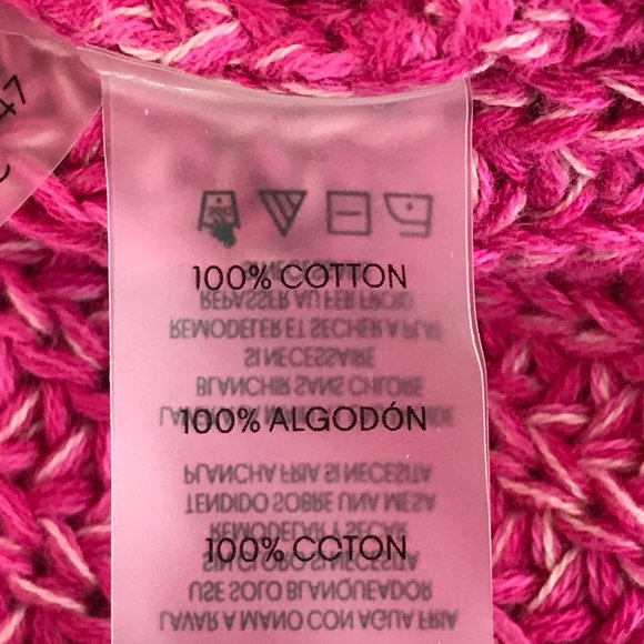 Calvin Klein Colorblock Pullover Sweater Women's XL Crew Neck 100% Cotton Knit - Picture 6 of 9